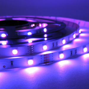 Tira de LED 12V-DC 36W 10mm multicolor RGB IP20 (SMD5050 30ch/m) Rollo 5 metros - Barcelona Led-