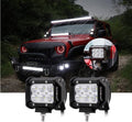 LED-lamp 4x4 off-road - 18W - 10-40V DC - 4 Inch - 1500 lm - Hoek 30º 2