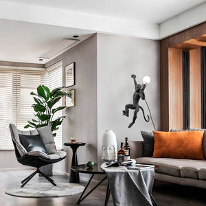 Aplique de pared mono de resina "César" - Barcelona Led-Decoración