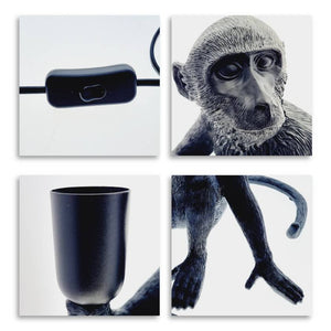 Lámpara mono de mesa en resina "Rila" (2)