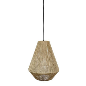 Lámpara colgante cuerda natural "ROSS" (6)