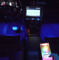 Σετ LED RGB αυτοκινήτου 12V - Έλεγχος από το κινητό μέσω bluetooth / WIFI 5