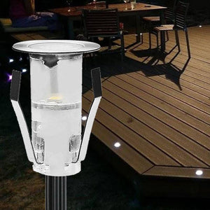 Kit 6 focos LED empotrables escalera o suelo 0,4W 12V-DC IP67 - Barcelona Led-