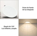 Recessed circular LED downlight - 20W - Cutout Ø190mm 4