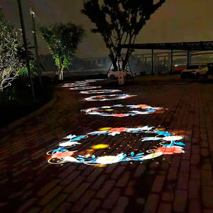 Proyector de logos LED GOBO 30W rotativo exterior - Óptica 20° - IP65 (3)