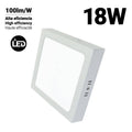 Square LED Ceiling Lamp 18W High Efficiency 3