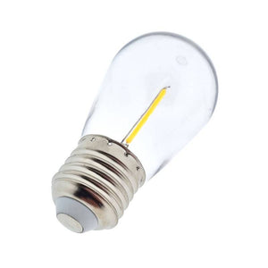 Bombilla LED E27 S14 Transparente de 1W - Barcelona Led-