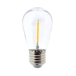 Bombilla LED E27 S14 Transparente de 1W - Barcelona Led-