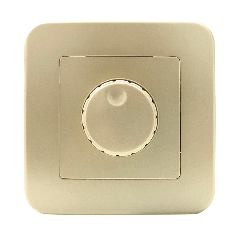 Regulador rotativo 200W 230V empotrable y marco embellecedor (1)