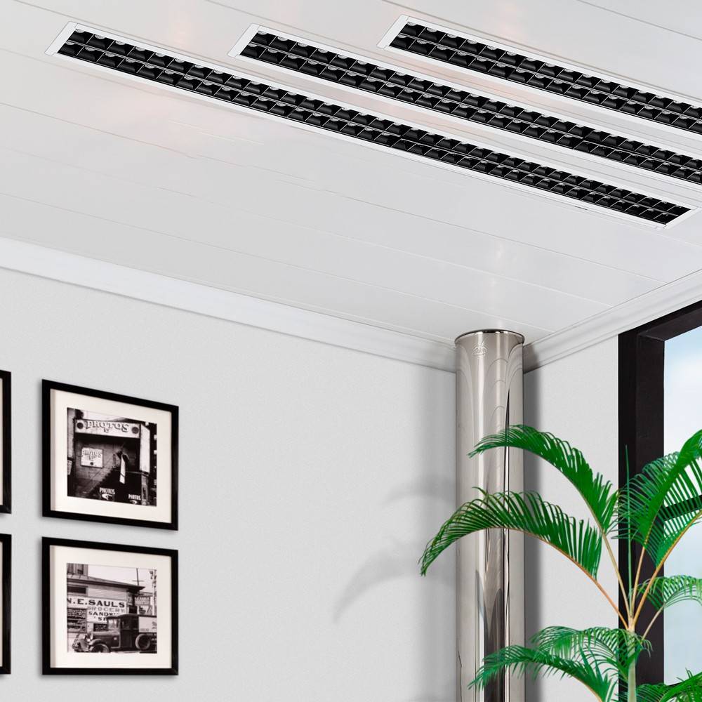 Foco LED Lineal Empotrable 40W UGR18 Chip Osram - Barcelona Led-