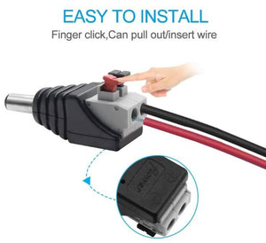 Conector Jack RCA Macho conexión rápida para tira LED (1)