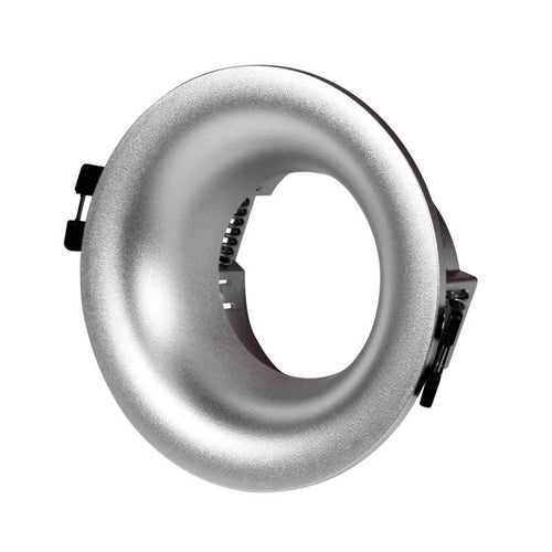Aro downlight circular para bombilla GU10 / MR16 - Corte Ø70mm