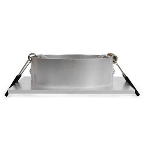 Aro downlight cuadrado basculante para bombilla GU10/MR16 - Corte Ø75mm - Barcelona Led-
