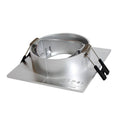 Tilting square downlight ring for GU10/MR16 bulb - Cut Ø75mm 4