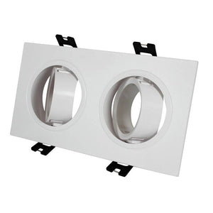 Kardan empotrable basculante para 2 bombillas GU10, MR16 - Barcelona Led-