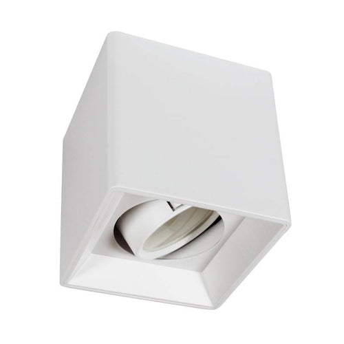 Vierkante polycarbonaat plafondlamp - Verstelbaar - GU10
