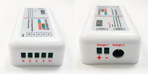 Controlador + control remoto LED RGBW 12/24V 4 canales (3)