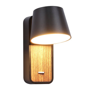 Aplique LED para Dormitorio de Madera rotatorio "KOPPEN" 6W 2700K (23)