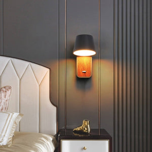 Aplique LED para Dormitorio de Madera rotatorio "KOPPEN" 6W 2700K - Barcelona Led-Decoración