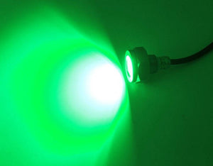 Foco LED sumergible RGB para embarcaciones 12V - 27W - Empotrable en tapón de drenaje (7)