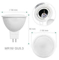 Lâmpada GU5.3 LED MR16 10-30V 5W 3