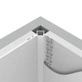 Profilé d'intégration placo-plâtre d'angle intérieur 46x26 (2m) 3