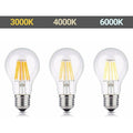 LED Filament Bulb E27 60 - 8W - Transparent 3