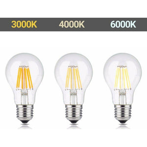 Bombilla LED filamento E27 60 - 8W - Transparente - Barcelona Led-
