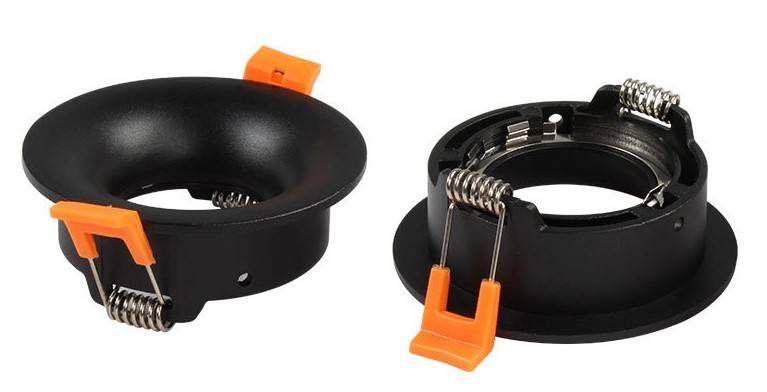 Aro downlight empotrable de aluminio aluminio corte Ø75mm (1)