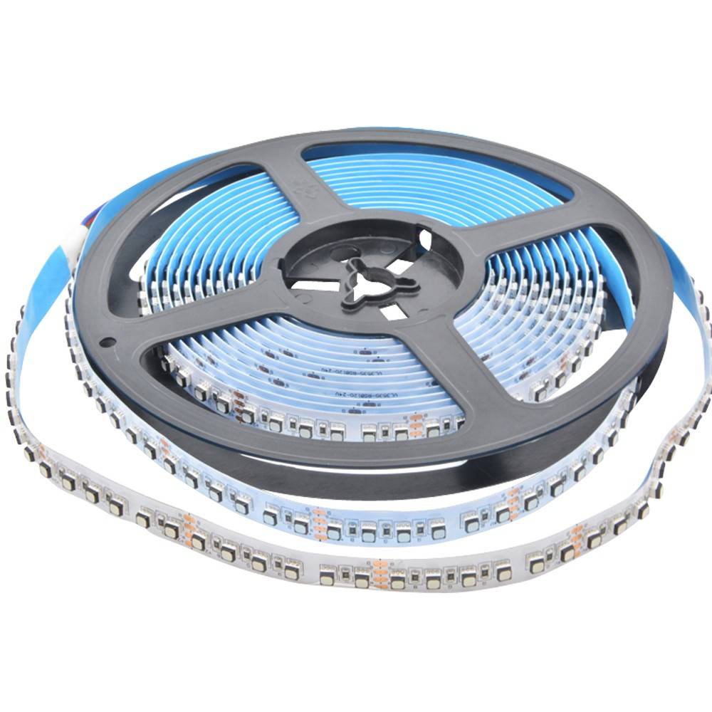 Tira de LED 24V-DC 120W RGB IP20 SMD3535 PCB 12mm Rollo 5 metros