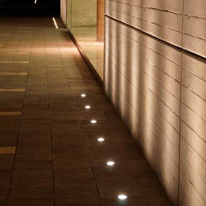 Baliza de suelo LED empotrable CCT FUMAGALLI CECI 90 GU10 3,5W (1)