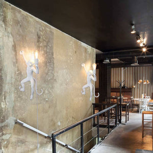 Aplique de pared mono de resina "César" - Barcelona Led-Decoración