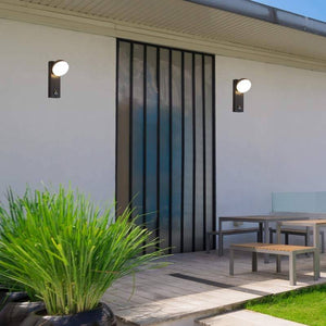 Aplique de pared exterior LED con sensor PIR "ATLAS" 10W IP54 - Barcelona Led-Decoración
