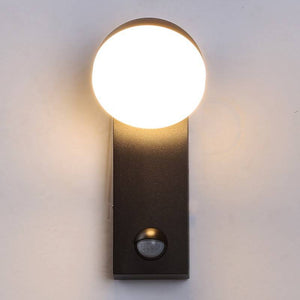 Aplique de pared exterior LED con sensor PIR "ATLAS" 10W IP54 - Barcelona Led-Decoración