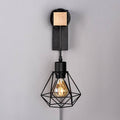 Lampa ścienna klatkowa z kablem i wtyczką