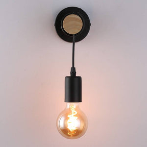 Aplique de pared de madera rústico "MILA" (9)