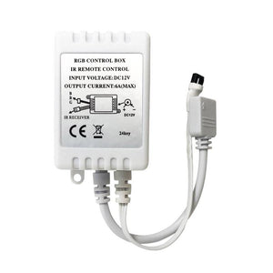 Kit tira LED RGB 5m con fuente, mando y controlador compatible 12V y 24V (3)