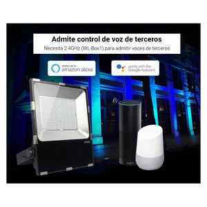 Proyector LED RGB+CCT - 50W - 4200lm - control por RF y WiFi - IP65 (1)