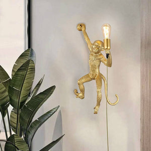 Aplique de pared mono de resina "César" - Barcelona Led-Decoración