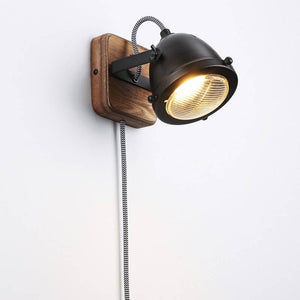 Aplique de pared industrial "Mott" - Orientable - GU10 Incluida - Barcelona Led-Decoración