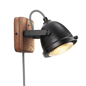 Aplique de pared industrial "Mott" - Orientable - GU10 Incluida - Barcelona Led-Decoración