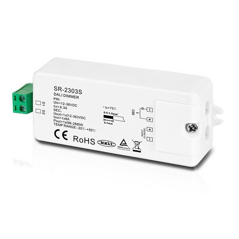 Dimmer DALI Mini 1 canal 8A DC 12-36V