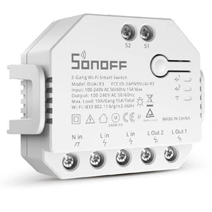 Interruptor Inteligente Wifi programable Smart Light | SONOFF - DUALR3 (3)