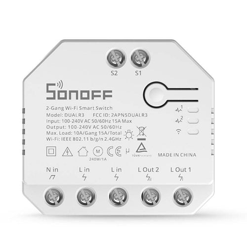 Interruptor Inteligente Wifi programable Smart Light | SONOFF - DUALR3