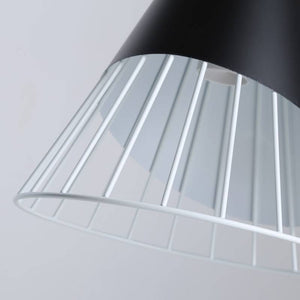 Lámpara colgante nórdica en metal y madera "ADOR" - Barcelona Led-Decoración