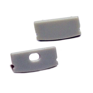 Tapa lateral para perfil de superficie 17x8mm (1ud) - Barcelona Led-Accesorios