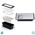 Balise LED encastrable Fumagalli LETI 300 E27 6W 3