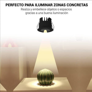 Downlight LED Mini 3W - Chip OSRAM - Bajo UGR - CRI 90 - Ø 40mm (1)