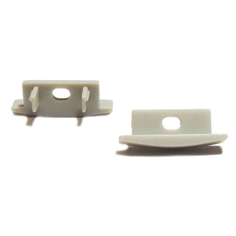 Tapa lateral para perfil empotrable 23x8mm (1ud) - Barcelona Led-Accesorios