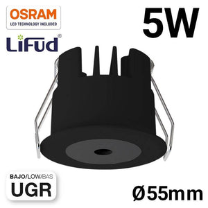 Downlight LED Mini 5W - Chip OSRAM - Bajo UGR - CRI 90 - Ø 55mm (11)